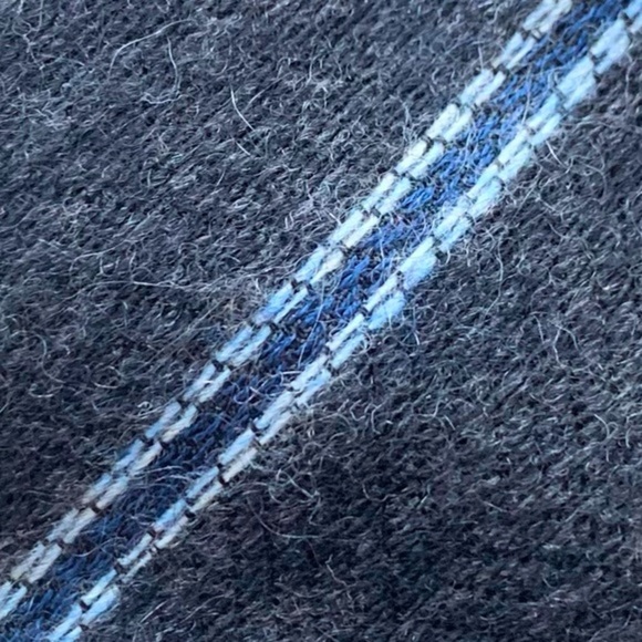 Krizia Uomo SOFT Cashmere Blend Striped Tie - Picture 3 of 6